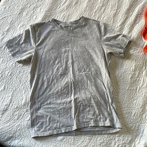 Mens large grey and white flex stretch express shirt